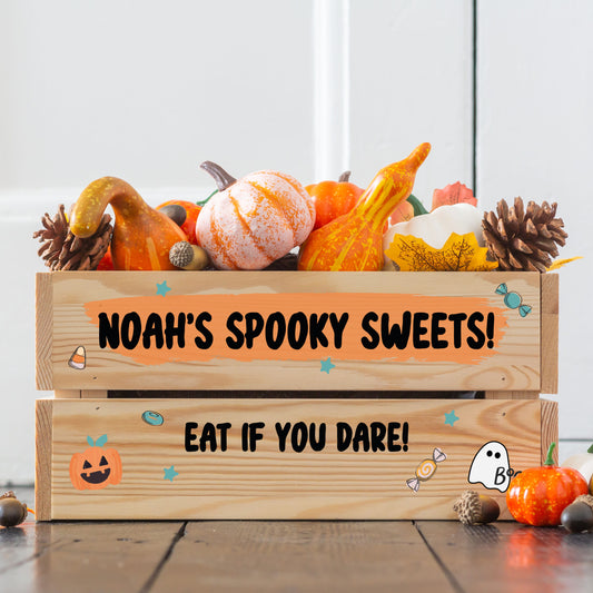 Personalised Halloween Crate - EAT IF YOU DARE